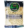 Food Factory Soya Chunks - 400g, Source of Protein, Rich in Fibre, Ideal for Vegetarian and Vegan Recipes, Product from India Multiple Pack (Pack of 1)