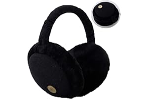MargGona Warm Earmuffs-Winter Ear Muffs for Men & Women, Adjustable Size Children's Plush Earmuff Ear Cover Foldable