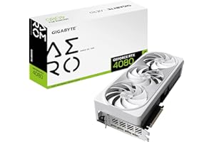GIGABYTE GeForce RTX 4080 AERO OC 16GB Scheda grafica - 16GB DDR6X, 192bit, PCI-E 4.0, Core 2535Mhz, Anti-sag bracket, DP 1.4, HDMI 2.1a, NVIDIA DLSS 3, GV-N4080AERO OC-16GD