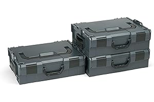 BOSCH SORTIMO L-BOXX 136 Gr2 Anthracite Vide 3's Set - Système de Transport Innovant