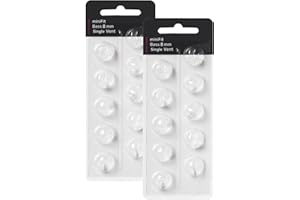 KH HAIKE Hearing Aid Domes for Oticon Replacements,Oticon Minifit Double Vent Bass Domes (6 mm/2 Pack),Universal Domes for Oticon Hearing Aid Supplies (8 MM SINGLE VENT)