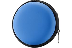 MAS CARNEY Etui na słuchawki, trwałe i na ściskanie, ochrona przed deszczem, ochronna twarda walizka podróżna (Niebieski)