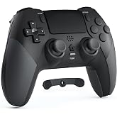 CHEREEKI Mando Inal&aacute;mbrico para PS4, Pro y Slim con Doble Vibraci&oacute;n, Girosc&oacute;pico, Turbo, Touchpad y Conector de Audio,