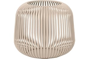 Blomus Laterne Lito | Nomad | Größe S | 20L x 20B x 17H cm | Kerzenhalter Schwarz | Windlicht aus Edelstahl | Laterne Deko | Indoor Windlicht Klein