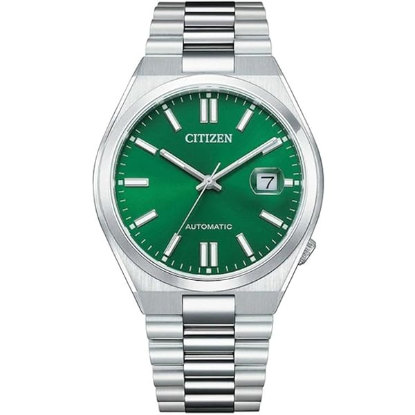 何これ！めちゃくちゃ綺麗！クリアグリーンメタリックマイカ！すんごい！ Citizen Tsuyosa 60 NK0024-54X Unisex Mechanical Watch in Two-Tone