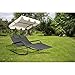 Produktbild Doppel Schaukelliege SERIFOS Relaxliege Gartenliege Liege Garten Möbel + Dach