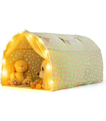 Tente De Jeu Pour Enfants Avec Tunnel - 144x102x82 Cm, Fenêtres Filet, Portable (bleu, Rose, Violet)