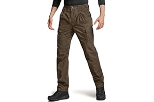 CQR Herren Taktische Hose, Wasserabweisende Ripstop-Cargohose, leichte EDC-Wandernhose, Outdoorbekleidung
