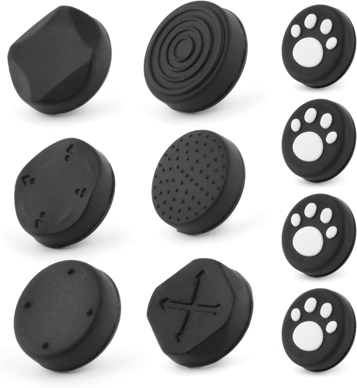 RongZy 6Piezas Joystick Kit de Reparación para PS Vita PSV 2000 2001 Thumbstick Reemplazo de Analógico Joystick Accesorios con Thumb Grips Herramientas Reparación