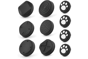 RongZy 6Piezas Joystick Kit de Reparación para PS Vita PSV 2000 2001 Thumbstick Reemplazo de Analógico Joystick Accesorios con Thumb Grips Herramientas Reparación