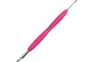 Doppelinstrument für Maniküre mit Silikongriff STALEKS UNIQ PQ-11/2 (Ring + Hufstäbchen)