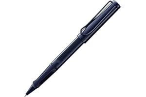 Lamy safari dark dusk - roller con impugnatura ergonomica e larghezza di tratto M - per una scrittura piacevole di lunga durata - in plastica robusta ASA - ricambio roller M 63 in nero incluso