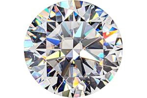 ROY ROSE JEWELRY Star Fire Wholesale Moissanite Loose Stone Round Brilliant Cut Gemstones D/VVS1 Color Clarity - for Pendant, Ring, Stud Earring - Jewelry Making Sizes: 0.10 - 20 carat With GRA Certificate Of