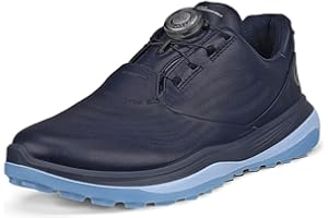 ECCO Womens 2025 LT1 W Boa Fastening Waterproof Leather Spikeless Golf Shoes