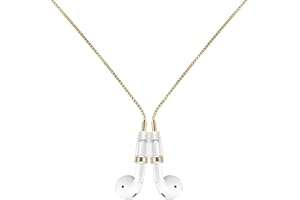 Lawonda Halteband Kompatibel mit AirPods 1/2/ 3, AirPods Pro, AirPods Pro 2, für AirPods Anti-Verlust-Gurten Strap Halter Band AirPods Halterung Magnetisch Sport-Saiten-Umhängeband Gold O