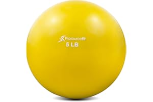 ProsourceFit Weighted Toning Exercise Balls for Pilates, Yoga, Strength Training and Physical Therapy