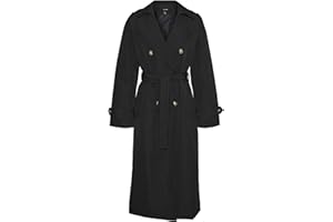 VERO MODA Women's Vmchloe Long Trenchcoat Ga Noos Coat