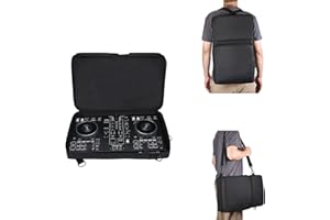Baomaeyea Bolsa de Transporte para Pioneer DJ Pioneer con Correa para el Hombro, Bolsa de Almacenamiento de Viaje de algodón Suave de 6 mm para DDJ 400 FLX4 SB3 / DJ 202 /Inpulse 300