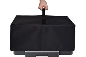 AF-WAN Copertura antipolvere in tessuto resistente impermeabile e resistente ai raggi UV per stampante HP OfficeJet 8015e Wireless Color All-in-One/Pro 8135e/Pro 9125e/Pro 8139e/HP ENVY Inspire 7958e (nero)