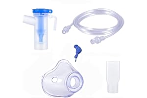 LAPLUIE Nebuliser Accessories, Universal Nebulizer Replacement Parts Kit Pharmaceutical Grade PVP for Adults