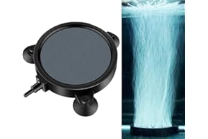 VANSUKY 10CM Acuario Acuario Piedra de escape, difusores de piedra de aire de cerámica de disolución profunda oxígeno bomba de aire accesorios peces acuáticos mascotas