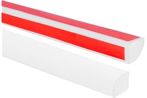 Quest Dekorlist PVC 10x10mm självhäftande UV-beständig – vit, 3 m