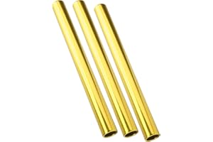 ‎KEENSO Keenso Leichtathletik Staffelstab, 3 Stück 29cm Leichtathletik Aluminiumlegierung Staffelstab Sportfest Staffellauf Staffelstab für Leichtathletik und Sprint (Gold)