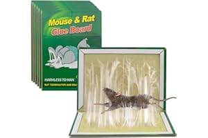 Pesdispear Pest Glue Traps 6 Packs Sticky Pads Large Extra Strong Sticky Trap Board Glue Pad Gum Pad Sticky Boards Bug Repellent Pest Control Products for Indoor Outdoor Home Kitchen Garage Garden