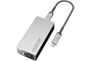 XikeStor USB4 to 10GbE Network Adapter | Thunderbolt 3/4 Compatible Ethernet Converter | 10G Base-T RJ45 LAN Card for Laptop & PC | High-Speed Gaming & Professional Networking Solution