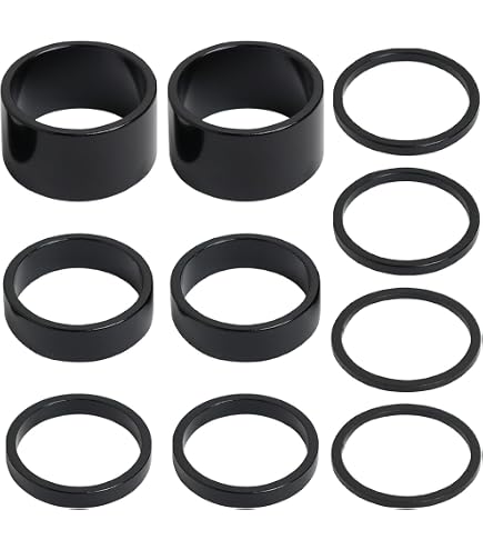 Kit D'entretoises Et élastomères Pour Tige De Selle Look - Pièce De Rechange Officielle, Augmente Hauteur Selle Vélo
