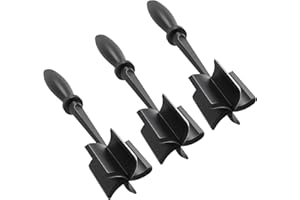 EUMMY 3pcs Heat Resistant Meat Masher and Chopper with Non-Slip Handle - Multifunctional Nylon Ground Beef Tool for Hamburger, Minced Meat, Butter, Potato