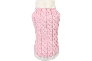 Gojiny Maglione per cani, gilet caldo, morbido per animali domestici, maglioni invernali lavorati a maglia, per cani di taglia piccola, media e grande