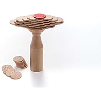 Jeu De Lancer D'anneaux Pour Adultes 4 Joueurs ZAKVOP TIK Tok Jouet Crochet Et Jeu De Lancer D'anneaux, Hooks Ring Toss Game Jeu Interactif Rapide Pour Fête à La Maison