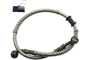 STONEDER Tuyau de frein hydraulique arrière de 510 mm pour moto hors-route chinoise de 50 cc, 70 cc, 90 cc, 110 cc, 125 cc, 140 cc, 150 cc, 160 cc, 180 cc, 190 cc.