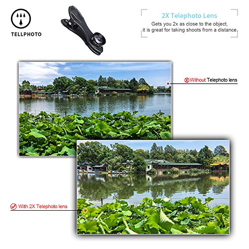 Apexel tel  fono c  mara lente 7  en 1  lente Kit 198  grado ojo de pez Lente   0 36  x Super gran angular lente   2  x teleobjetivo   lente gran angular 0 63  x y 15  x lente macro   CPL lente   Caleidoscopio para iphone ipad samsung huawei y m  s Android Smartphone y Tablet