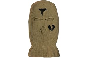 YAMEE Passamontagna Invernale Uomo Donna,Cappello Invernale,Maschera da Sci a Maglia con 3 Fori per Motociclismo,Corsa,Trekking,Alpinismo,Snowboard