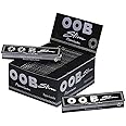 Ocb Black Rolling Cigarette Paper Premium Slim King Size (White) - Pack of 20