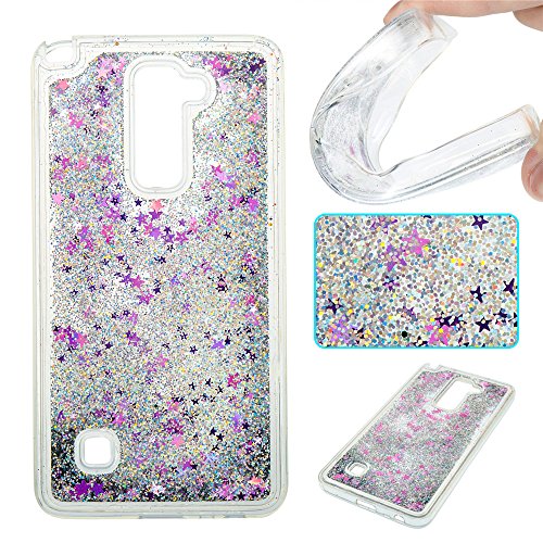 K7  cae  bestcatgift K8  suave Quicksand Funda con que fluye l  quido flotando lujo Bling purpurina amor coraz  n Diamantes transparente TPU funda para LG K7 Homenaje 5 escape 3 K8  pl  stico  blanco  K7   Tribute 5   Escape 3   K8