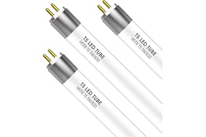 IHYCTV T5 LED Röhre 288mm, 5W, G5 LED-Röhren für EVG, 3000K, 685lm, Nachrüstung Ersatz klassischer T5 L 8W Leuchtstoffröhre, 24V DC/AC, Warmweißes Licht, 3-Pack