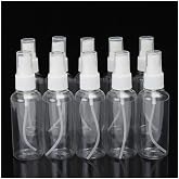 10 Adet 50 Ml Sprey Başlıklı Şişe Kolonya-Dezenfektan Boş Şişesi