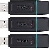 Kingston DataTraveler Exodia Flash Drive da 64 GB, DTX/64 GB (confezione da 3)