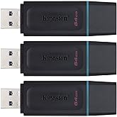 Kingston DataTraveler Exodia Flash Drive da 64 GB, DTX/64 GB (confezione da 3)