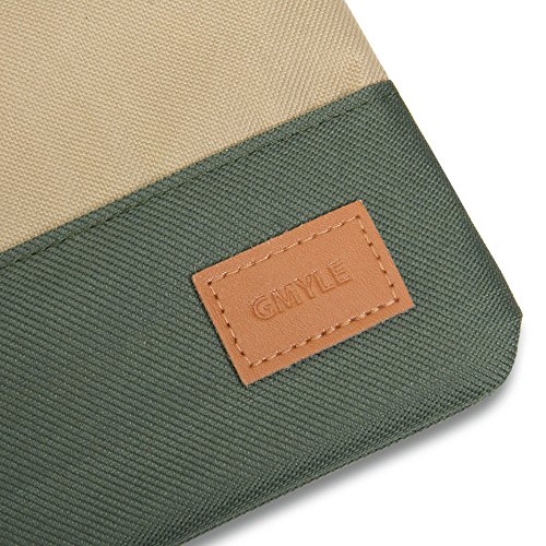 GMYLE Sleeve Nylon 13Zoll Sleeve case Grün – Notebooktaschen (33 cm (13 Zoll), Sleeve case, Beige, Grün, Nylon, MacBook Pro 13, 363 mm) - 5