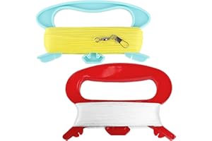 EHDWXVZM 2 Rollen Drachenschnur Mit Drachenschnurgriff, 100 M Fliegende Drachenschnur, Nylon-Drachenschnur, Drachenrollenschnur, Drachenschnurbrett, Outdoor-Drachenzubehör