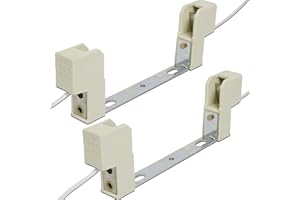 SUPECESORIO Portalámparas R7S para Bombilla LED 118mm, 2 Piezas Soporte de Cerámica de Base Lineal R7S J118, R7s J118 Base con Soporte, Casquillo RS7 Adaptador, AC 100-240V, casquillo universal