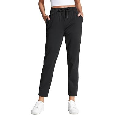 Pantalon Jogging Femme Yoga Fitness - Taille Haute élastique, En Coton, Avec Poches, Pour Sport Et Décontracté