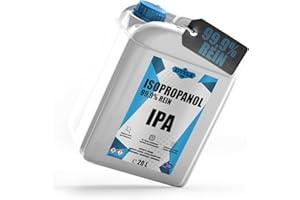 ZIVELA Isopropanol 99,9% | 20L Isopropanol | IPA 20L | Isopropanol für Haushalt und Elektronik | IPA Linsen und Bildschirmen