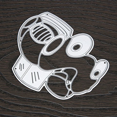 Amazingdeal365 Auto 1 Metall Form Schablonen Schneiden DIY Dekor Sammelalbum Karten Buchzeichen Lesezeichen als Geschenk für Freunde Geburtstag Kinder,Kindergarten Hobby Schule Handarbeit Unterricht usw. Ein tolles Geschenk! - 8
