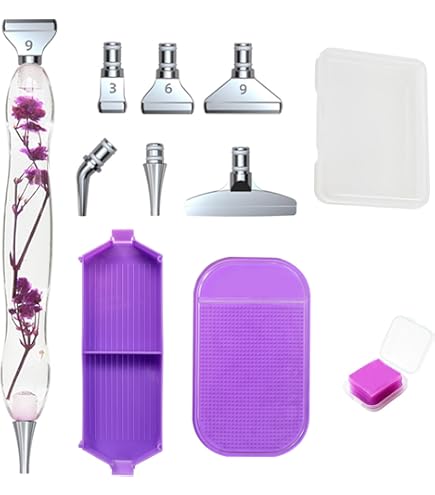 Kit 16 Penne Per Pittura Diamante 5D - Punte Filettate E Accessori Per Fai Da Te - Foto 9