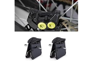 JESTOP 2PCS Brake Pad with Cooling Fin for Sur Ron Light Bee X and S Segway X160 X260 Talaria Sting MX3 R MX4, Rear Front Disc Brake Pads Durable Electric Dirt Bike Brake Pads Motorcycle Parts